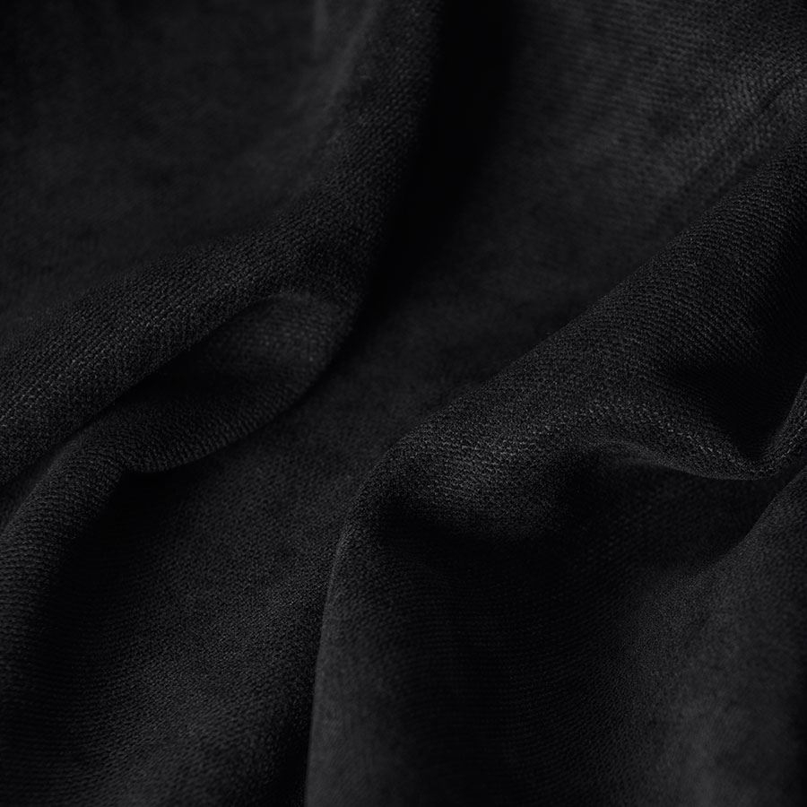 Tkanina zasłonowa Milas kolor 039 czarny,  wysokość 320 cm