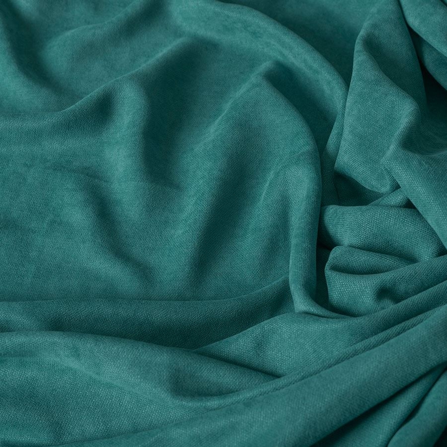 Tkanina zasłonowa Milas kolor 041 turkusowy, wysokość 320 cm