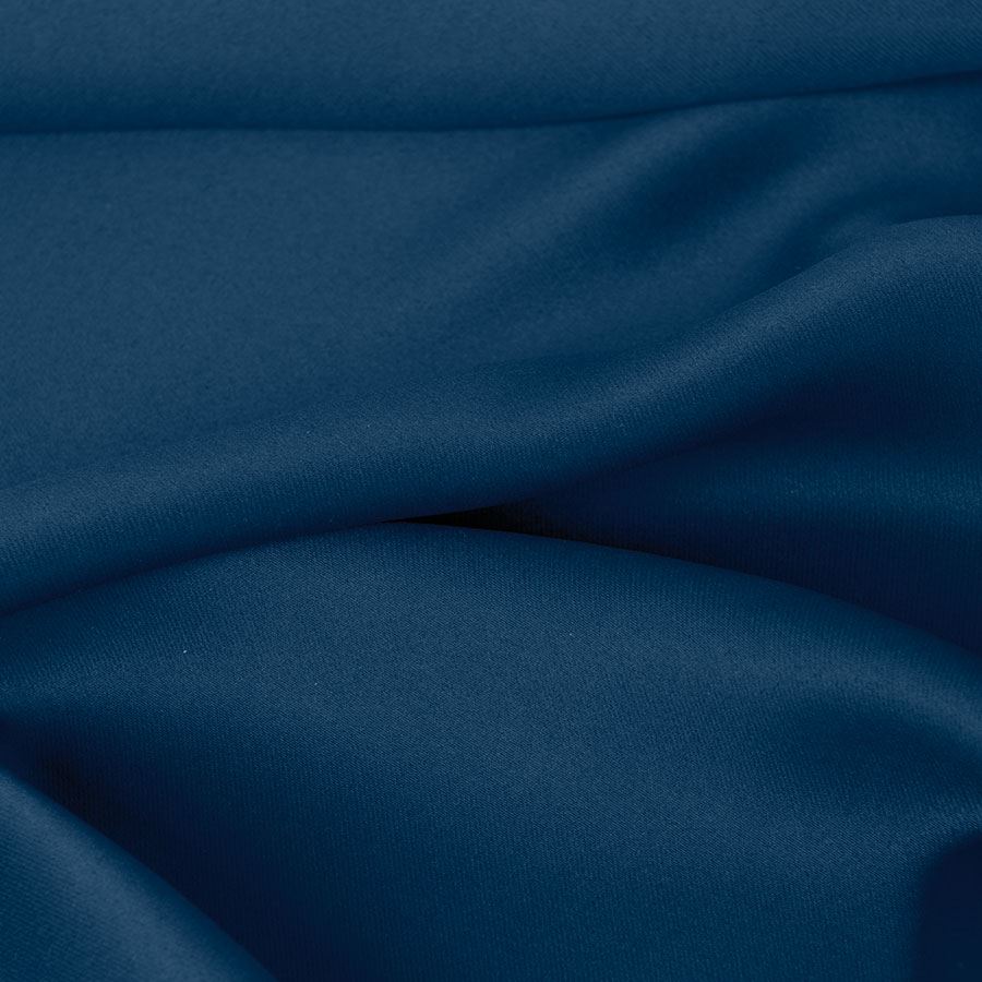 Tkanina dekoracyjna typu blackout Dona, wysokość 280cm, ciemny niebieski - sprzedawana na metry