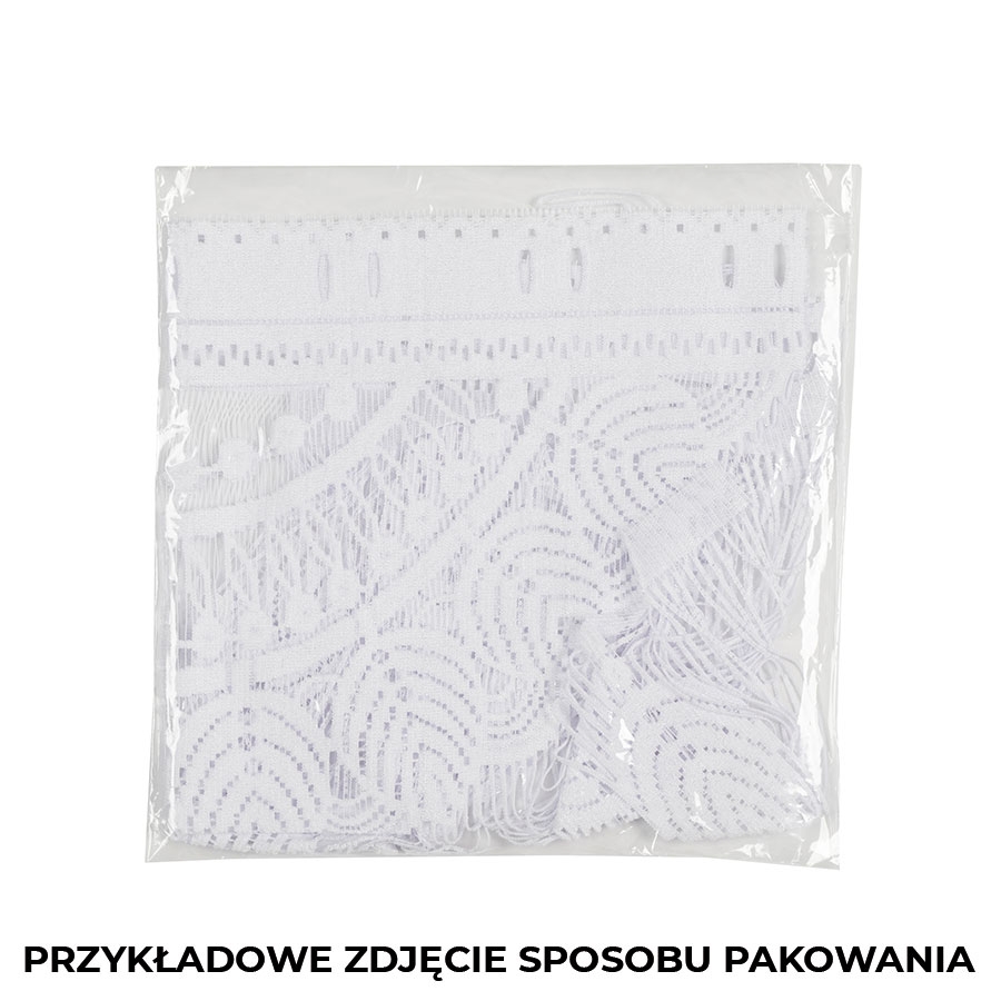 Gotowa makrama żakardowa, Rani, rozmiar 60x120 cm, kolor biały