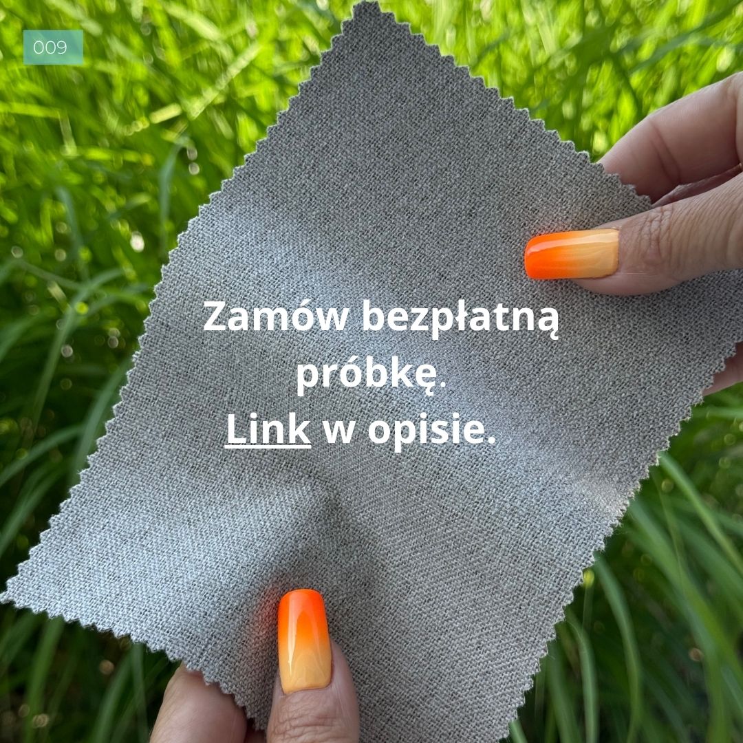 Materiał na zasłony zaciemniający 100% blackout wysokość 300 cm, kolor szary - sprzedawany na metry