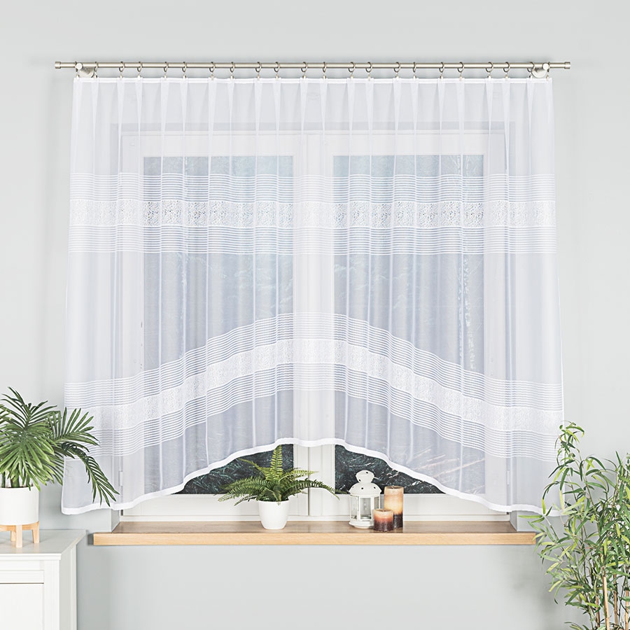 Firanka żakardowa gotowa do salonu jadalni 300x160 cm Klaudyna