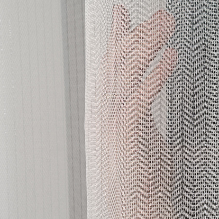 Roleta rzymska do kuchni na karnisz ze sznurkiem, kolor off white Jodełka - szyta na wymiar