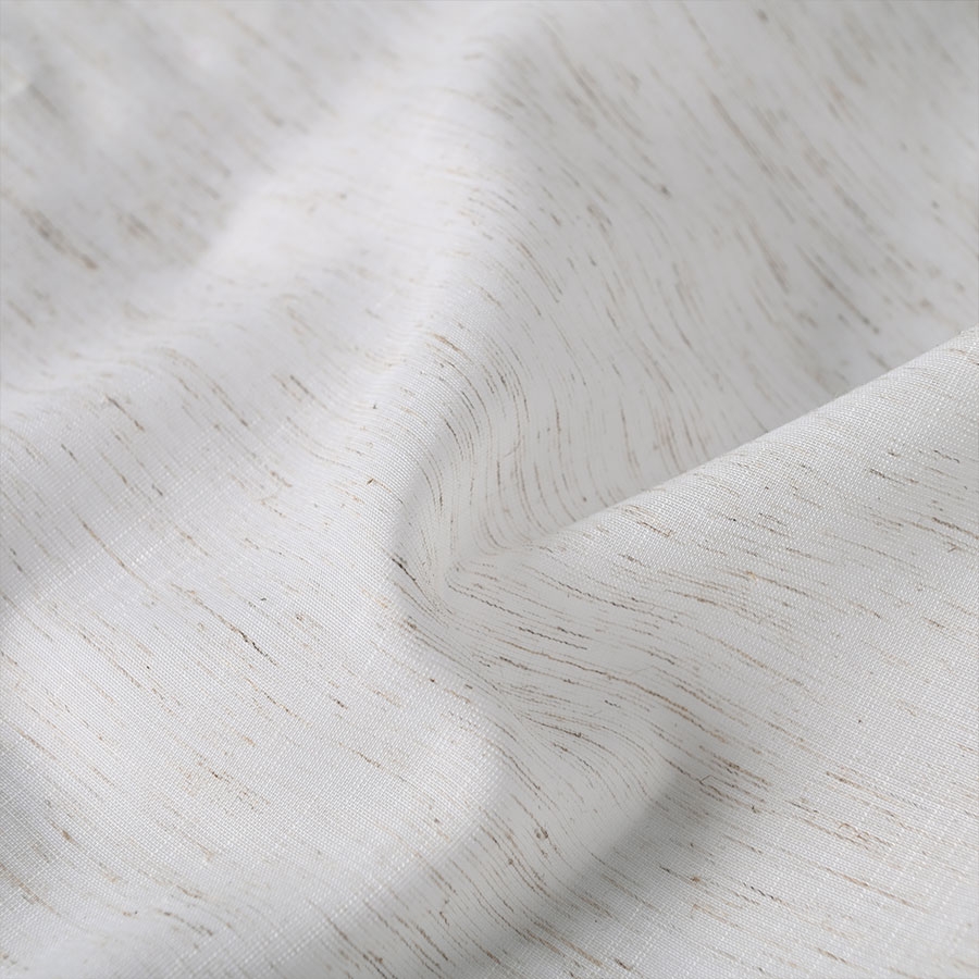 PREMIUM ALLURE Firanka z ołowianką na metry Astrid, wysokość 300cm, kolor naturalny beżowy