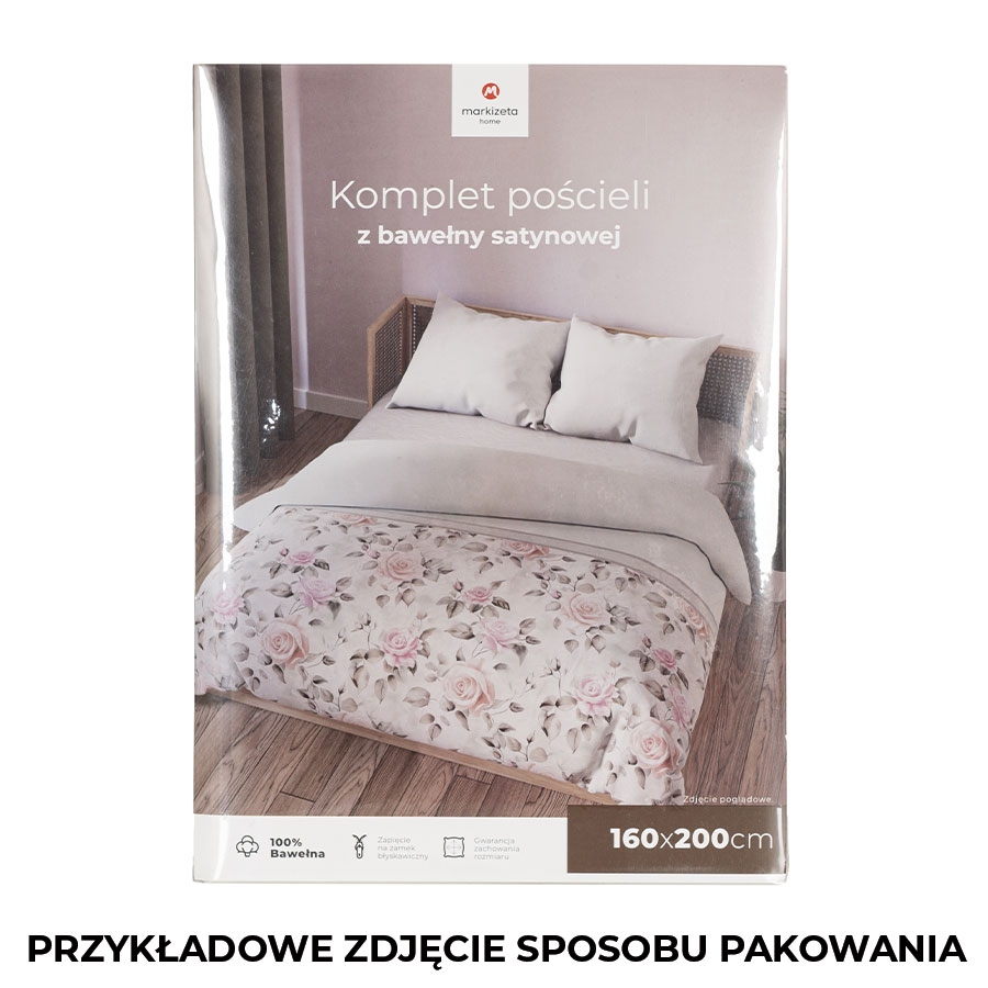 ROSALINA Komplet pościeli z bawełny satynowej 220x200cm