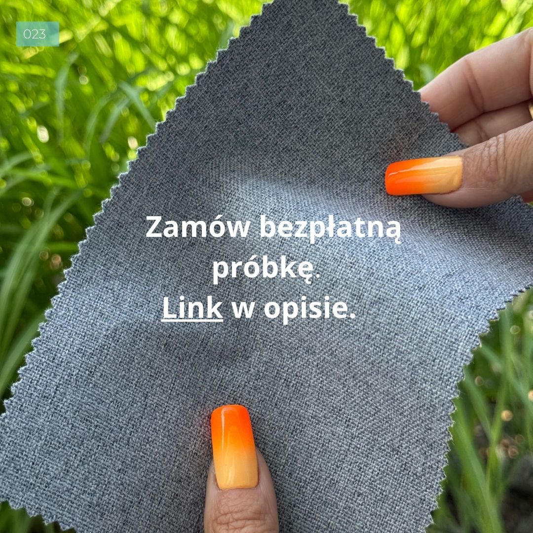 Tkanina dekoracyjna zaciemniająca, super blackout, kolor ciemny szary, wysokość 300 cm - sprzedawana na metry