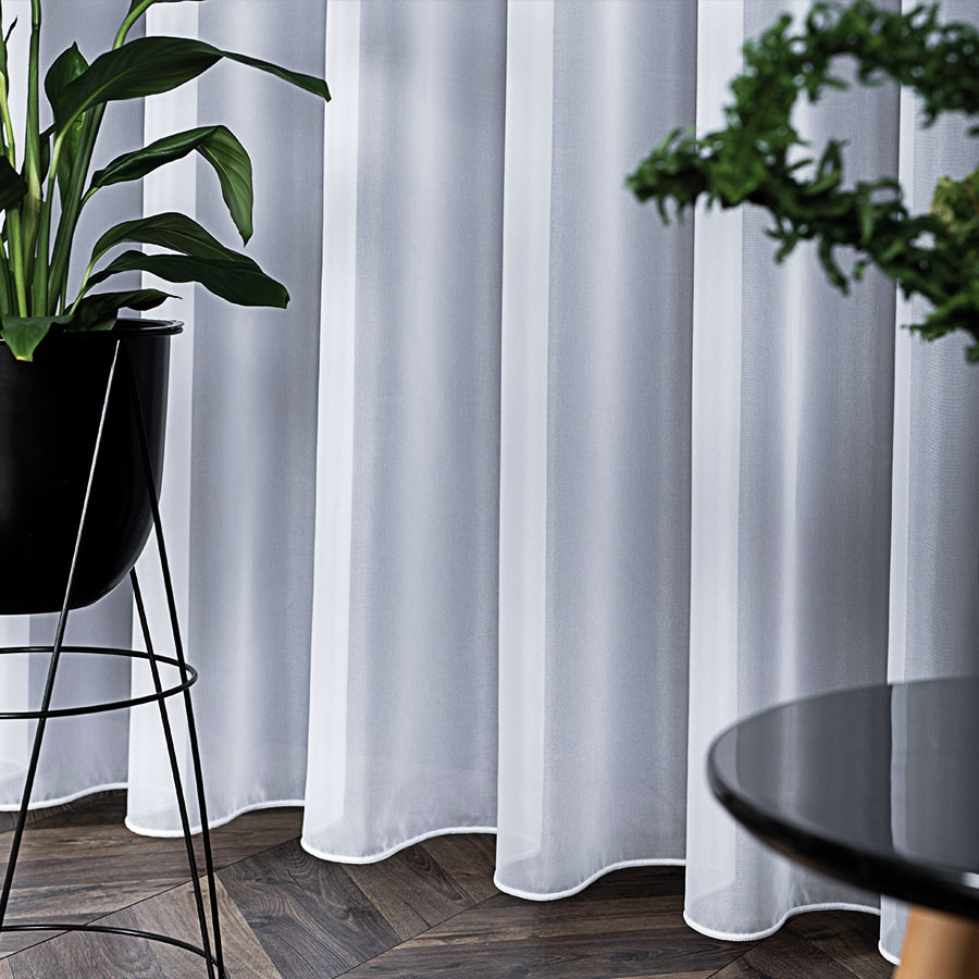 PREMIUM ALLURE Firanka woalowa na metry Woalia, wysokość 300 cm, kolor biały - sprzedawana na metry