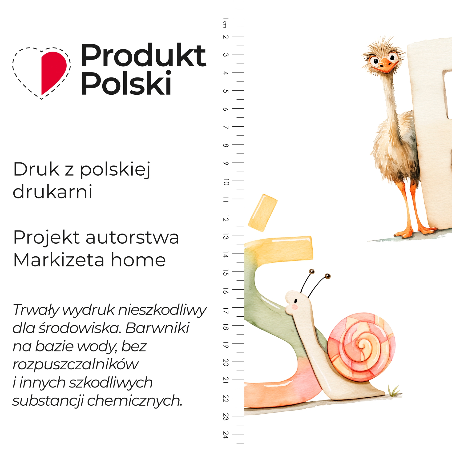 Welurowy materiał na zasłony idealny do pokoju dziecięcego drukowany szerokość 150 cm Alfabet - sprzedawana na metry