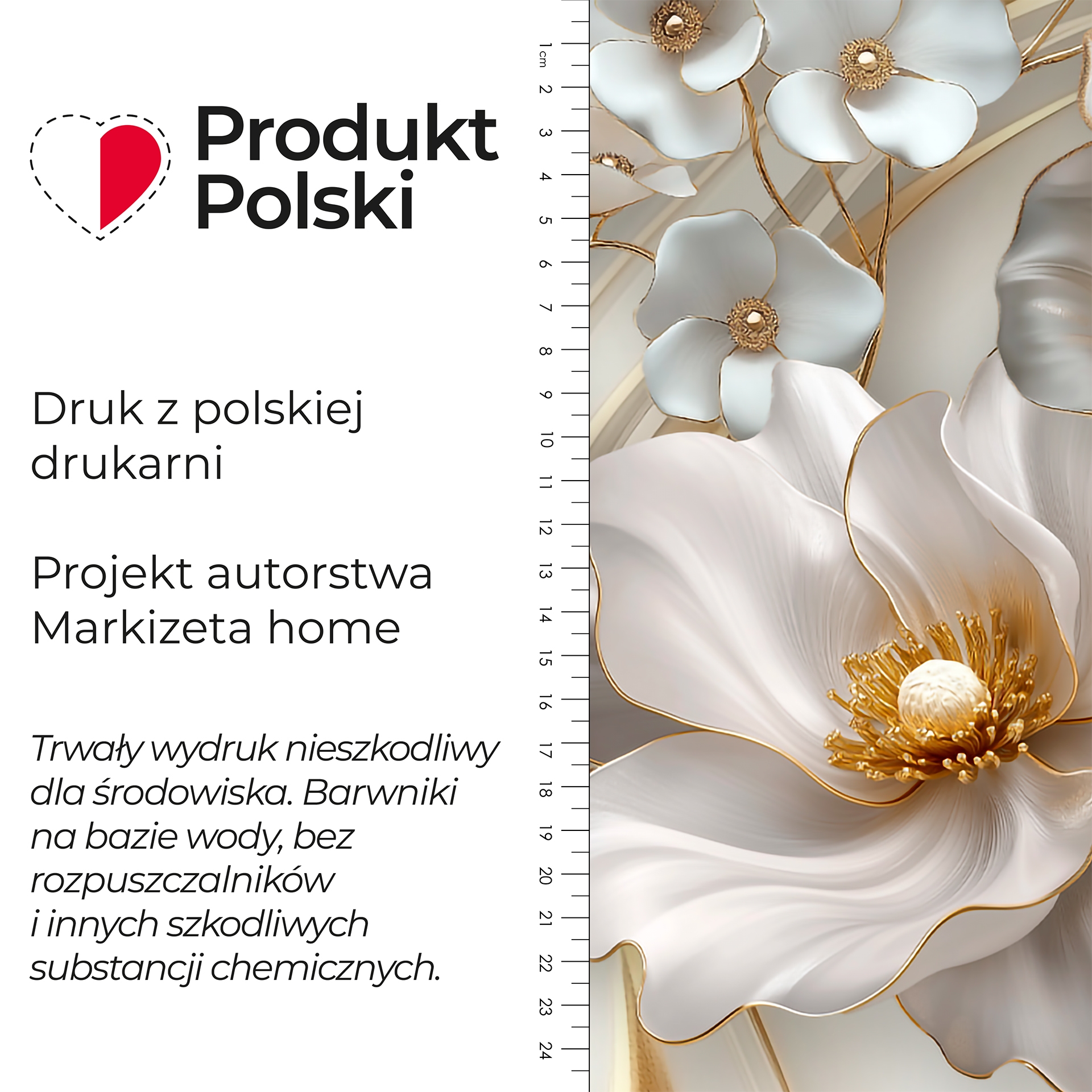 Welwetowy materiał na zasłony z kolorowym nadrukiem 3D, szerokość 150 cm, Goldris - sprzedawany na metry
