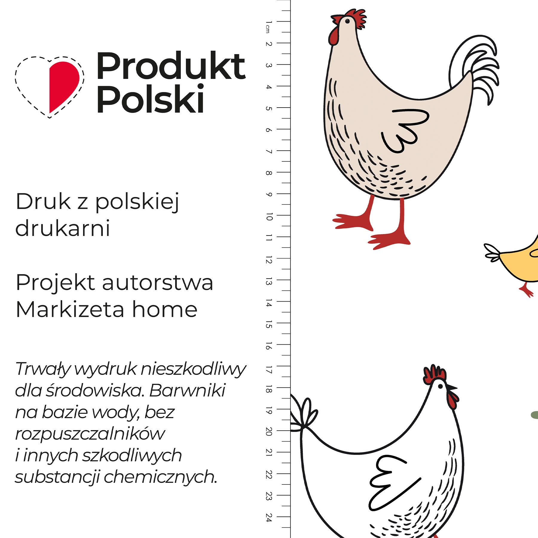 Wodoodporny materiał na zasłony lub obrusy drukowany szerokość 160 cm KOKO - sprzedawany na metry