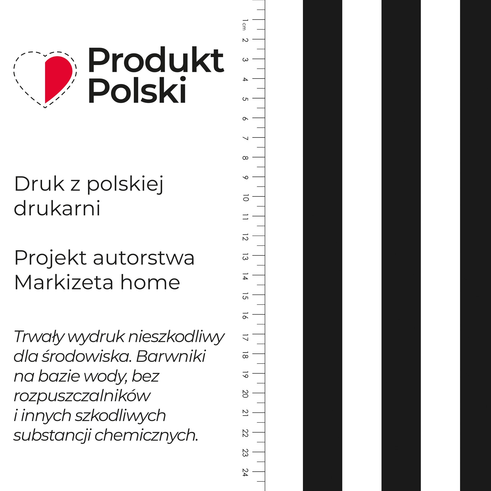 Wodoodporny materiał na obrusy lub zasłony czarno-biały szerokość 160 cm Paski Klasyczny  Grill - na metry