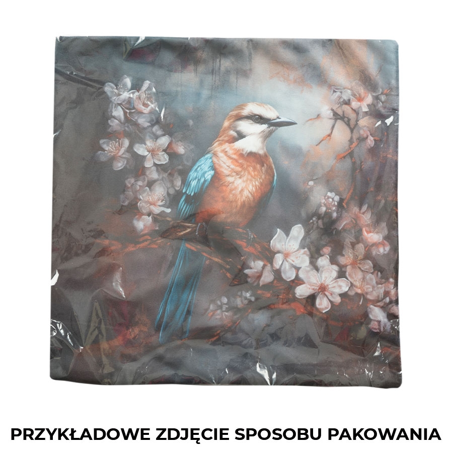 Dekoracyjna poszewka welwetowa Królik w rozmiarze 40x40 cm, kolor ciemnobrązowy