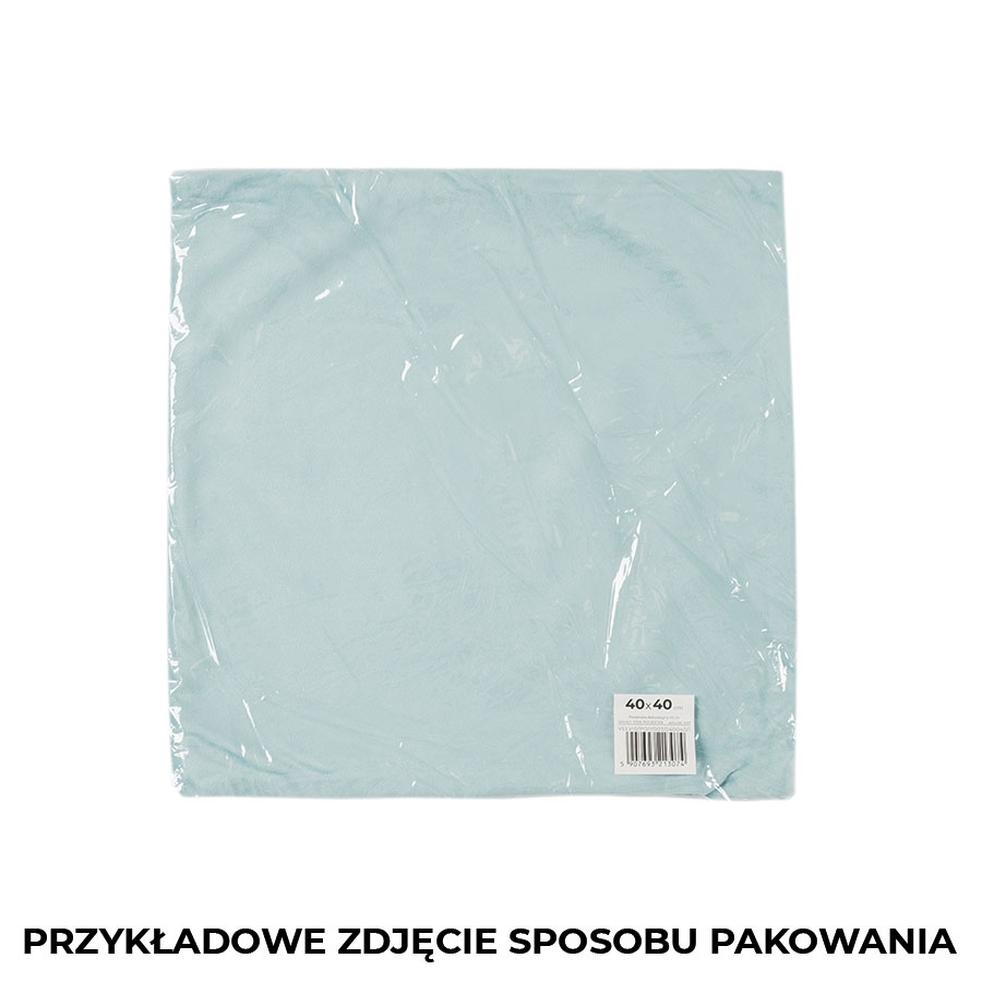 Poszewka dekoracyjna welwetowa z dwustronnym nadrukiem, rozmiar 40x40 cm, Poppy