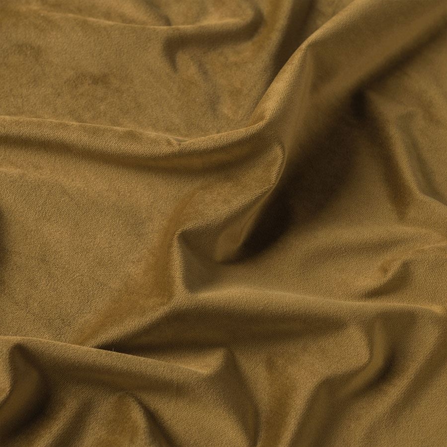 Ekskluzywny materiał na zasłony do salonu Velvet, wysokość 300 cm, kolor pastelowy khaki - sprzedawana na metry
