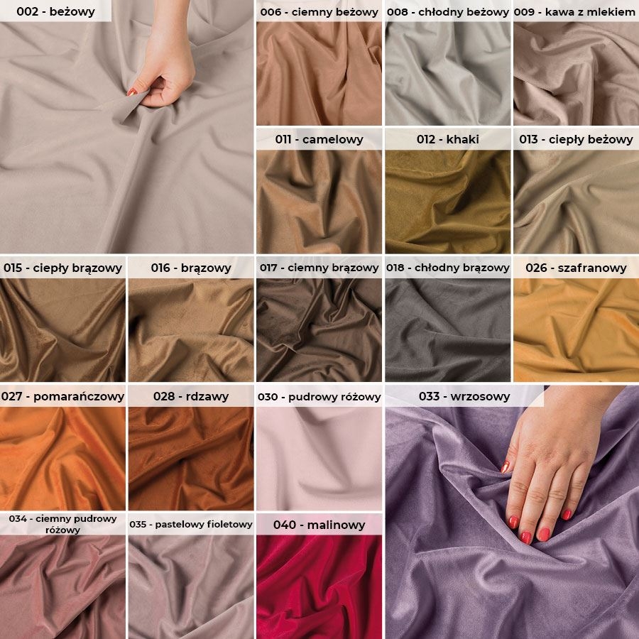 Ekskluzywny materiał na zasłony do salonu Velvet, wysokość 300 cm, kolor jasny szary - sprzedawana na metry