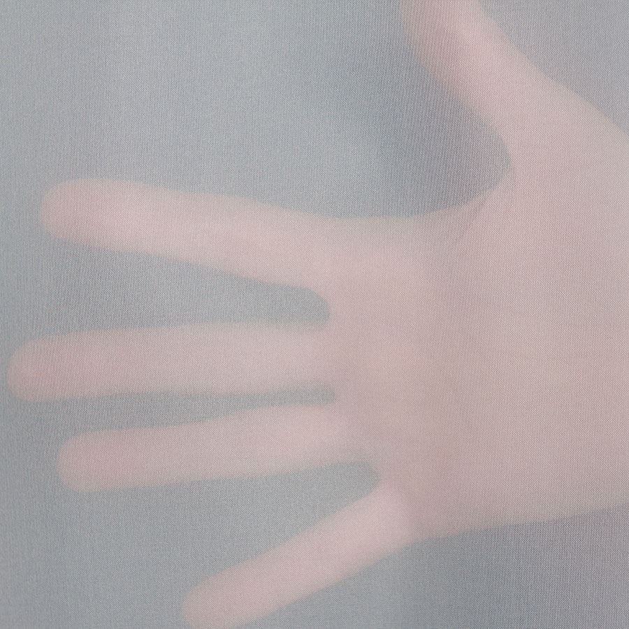 Woal soft touch z ołowianką, kolor szary, wysokość 300 cm, Voile - sprzedawany na metry