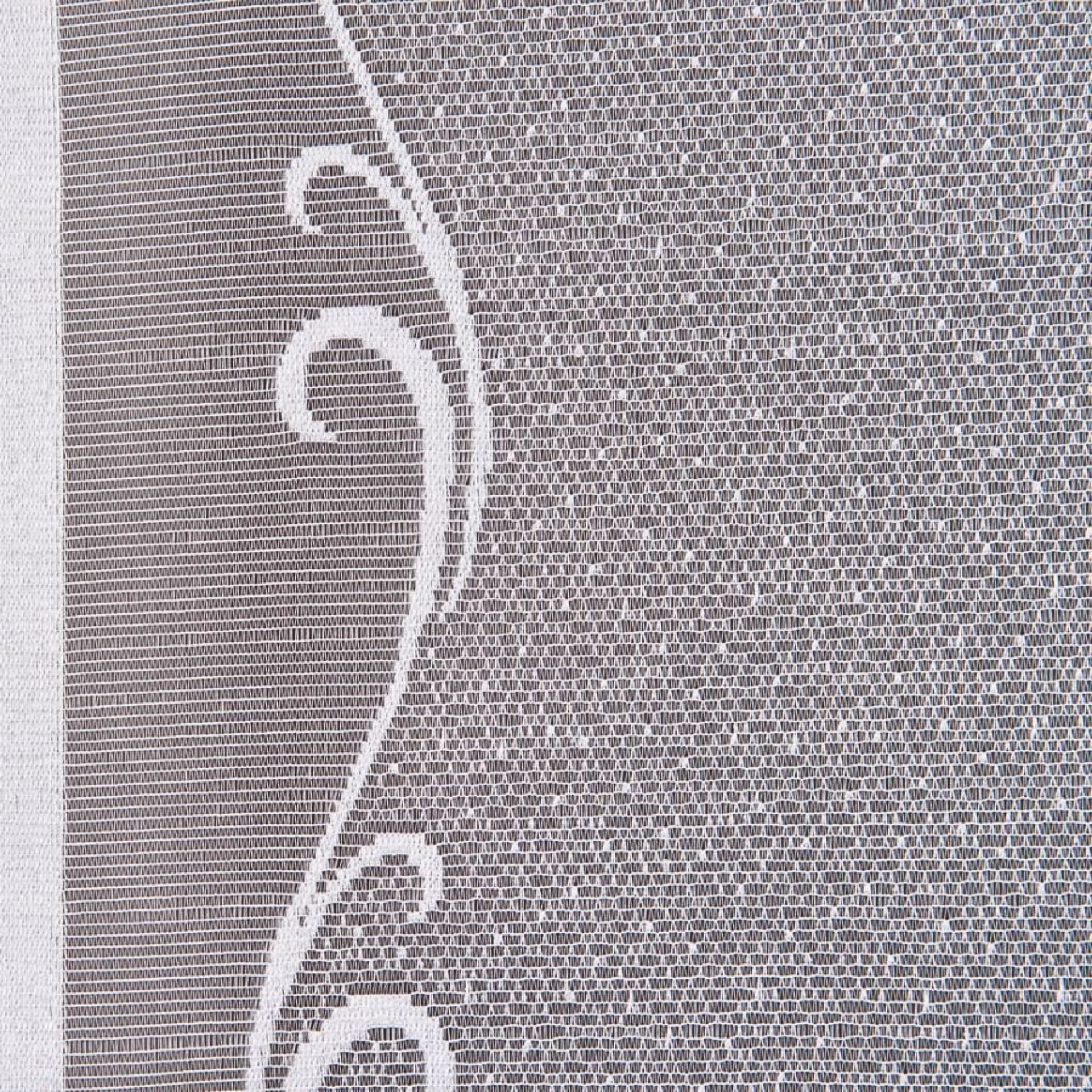 Panel biały żakardowy biały 90x250 cm ARUN 