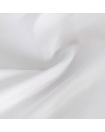 Tkanina wodoodporna gładka, kolor biały, szerokość 305 cm, Lara - sprzedawana na metry