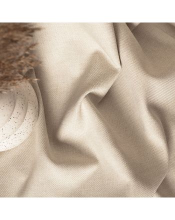 PREMIUM ALLURE Ekskluzywna tkanina zasłonowa Cyrus, wysokość 300 cm, kolor kremowy - sprzedawana na metry