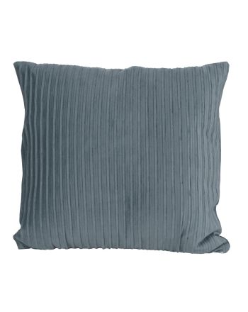 Dekoracyjna poszewka na poduszkę z geometrycznym wzorem po całości, kolor szaroniebieski, rozmiar 45x45 cm