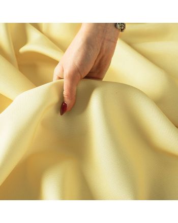 Gładka tkanina wodoodporna, kolor żółty, szerokość 160 cm, Wiosenny piknik - sprzedawana na metry