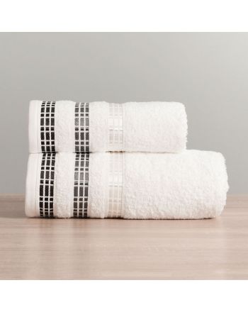 Biały ręcznik frotte Luxury