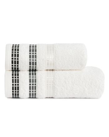 Biały ręcznik frotte Luxury