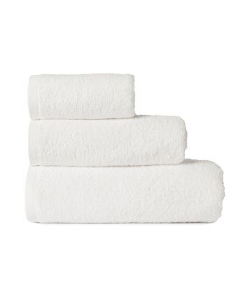Biały klasyczny ręcznik bawełniany