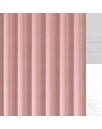 Nowoczesna zasłona Milas do szyny sufitowej odcienie różowego