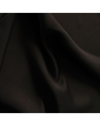 Tkanina dekoracyjna typu blackout Dona, wysokość 280 cm, kolor czarny - sprzedawana na metry