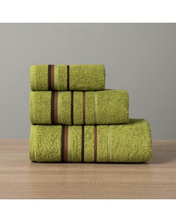 Ręcznik bawełniany w kolorze zielonym Mars 