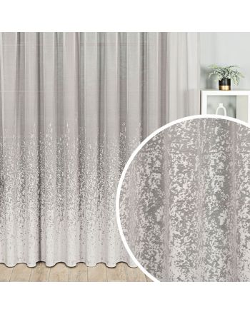 Promocja firana gotowa na taśmie, rozmiar 420x250 cm, 057639, kolor szary