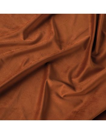 Próbka tkaniny Premium Allure, kolor rdzawy z kolekcji Velvet