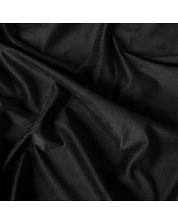 Próbka tkaniny Premium Allure, kolor czarny z kolekcji Velvet