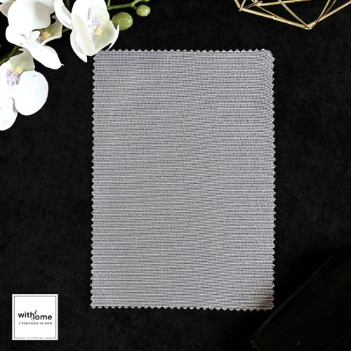 Próbka firany błyszcząca markizeta 000430 kolor biały