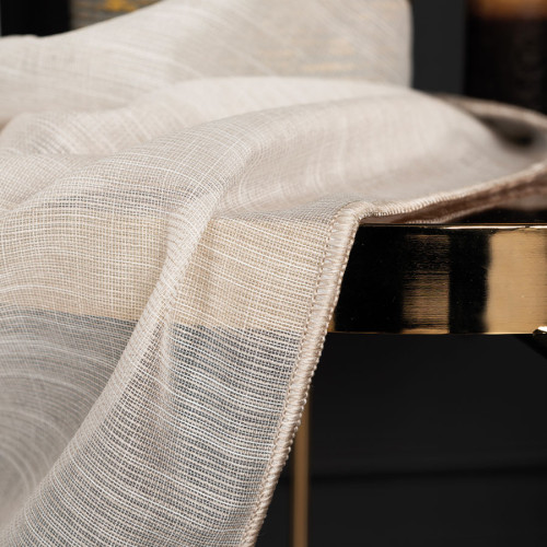 PREMIUMA ALLURE Firanka zakończona ołowianką na haczykach fleks, Ksenia, wysokość do 280 cm - szyta na wymiar