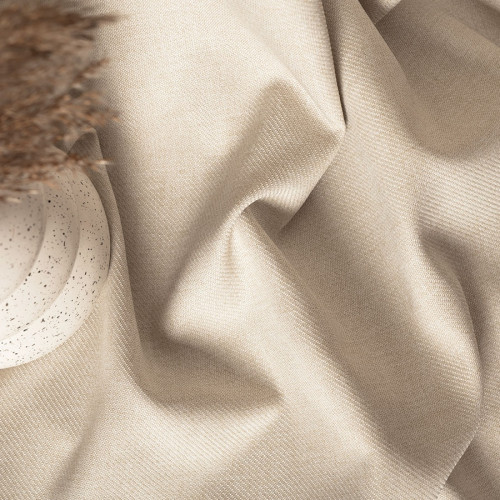 PREMIUM ALLURE Ekskluzywna tkanina zasłonowa Cyrus, wysokość 300 cm, kolor kremowy - sprzedawana na metry