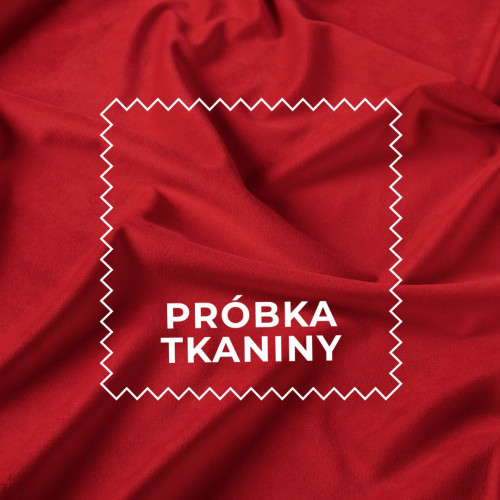 Próbka tkaniny Premium Allure, kolor czerwony