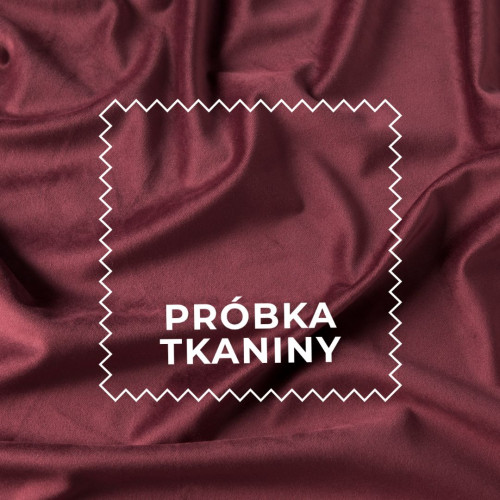 Próbka tkaniny Premium Allure, kolor winny