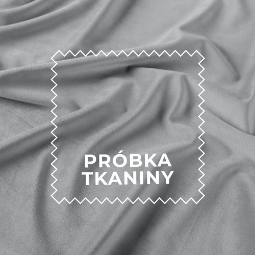 Próbka tkaniny VELVET kolor 067 jasny szary