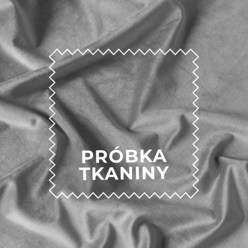 Próbka tkaniny Premium Allure, kolor szary z kolekcji Velvet