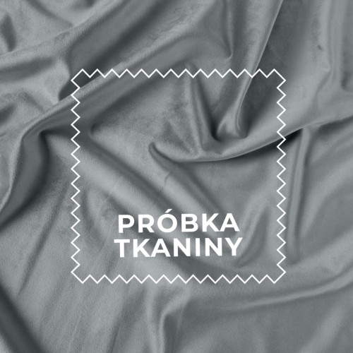 Próbka tkaniny Premium Allure, kolor pastelowy szary z kolekcji Velvet