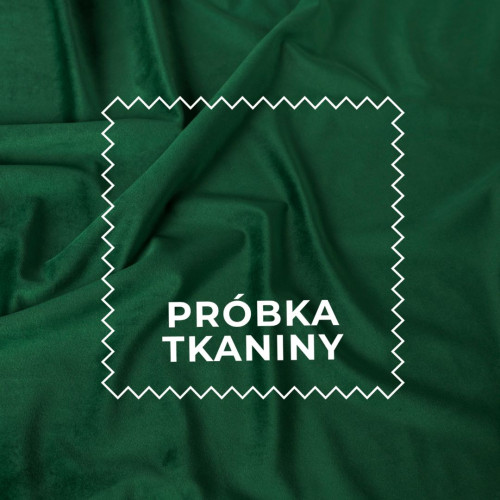 Próbka tkaniny Premium Allure, kolor szmaragdowy