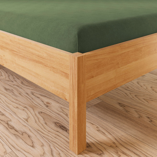 Prześcieradło jersey z gumką, kolor oliwkowy zielony, Dreamy Premium