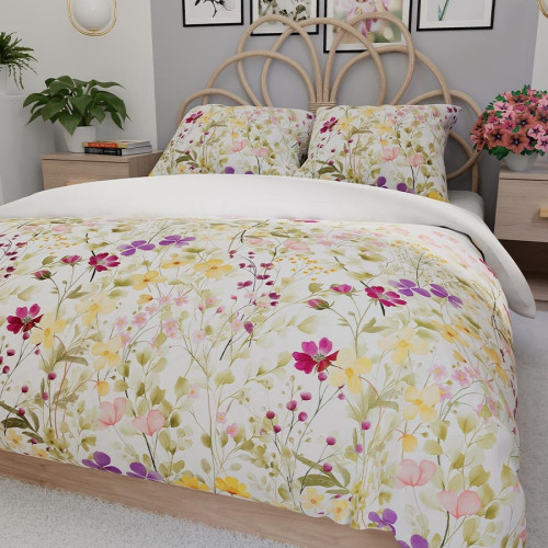 Komplet pościeli z bawełny satynowej, dwa rozmiary, Florina