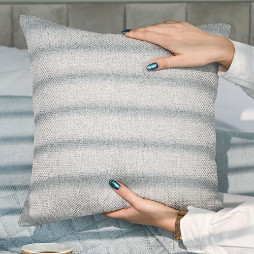 Poszewka na poduszkę Molly, kolor jasny szary, rozmiar 40x40 cm