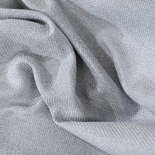 Materiał na zasłony do salonu, kolor jasny szary, wysokość 300 cm, Molly - sprzedawany na metry