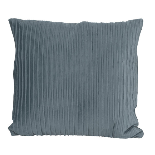 Dekoracyjna poszewka na poduszkę z geometrycznym wzorem po całości, kolor szaroniebieski, rozmiar 45x45 cm