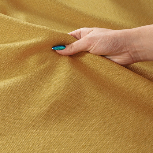 Materiał wodoodporny na obrusy lub zasłony, wysokość 300 cm, kolor musztardowy, Aruba - sprzedawany na metry