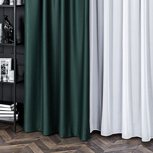 PREMIUM ALLURE Firanka z woalu na metry Voile, wysokość 300 cm, kolor biały